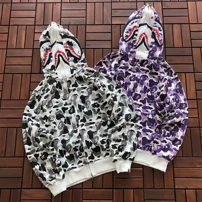 ￥~225 BAPE HOODIE FLEECE 11111053 (im 176CM 58KG iwear size S in the photo)