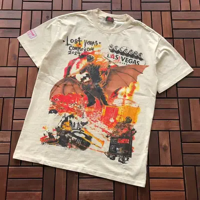 ￥~99 VINTAGE T-SHIRT 11111010 (im 176CM 58KG iwear size L in the photo)