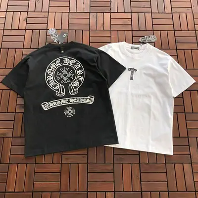 ￥~139 CH🔥OM🔥 HE🔥RTS T-SHIRT 11111084 (im 185CM 80KG iwear size L in the photo)
