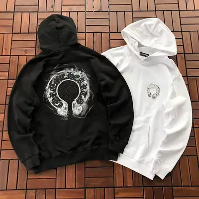 ￥~205 CH🔥OM🔥 HE🔥RTS HOODIE 11111109 (im 185CM 80KG iwear size S in the photo)