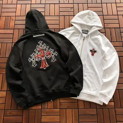 ￥~195 CH🔥OM🔥 HE🔥RTS HOODIE 11111120 (im 185CM 80G iwear size S in the photo)
