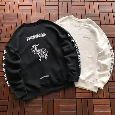 ¥~279 CH🔥OM🔥 HE🔥RTS SWEATER 22111336 (im 176CM 58KG iwear size M in the photo)