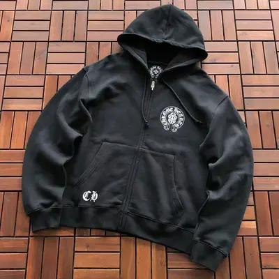 ¥~375 CH🔥OM🔥 HE🔥RTS HOODIE 22111334 (im 176CM 58KG iwear size M in the photo)