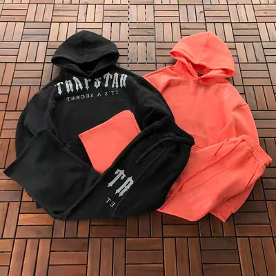 TOP¥~125 PANTS¥~125 TRAPSTAR HOODIE TROUSERS FLEECE 33111306(im 185CM 80KG iwear size S in the photo
