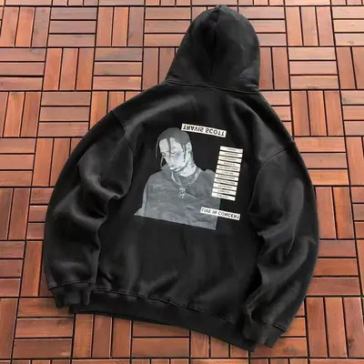 ￥~125 TRAVIS SCOTT HOODIE FLEECE 33111438 (im 185CM 80KG iwear size M in the photo)