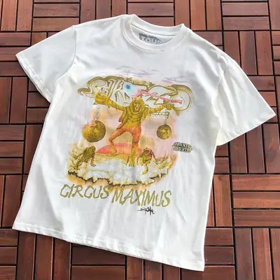 ¥~79 TRAVIS SCOTT T-SHIRT 33111435 (im 185CM 80KG iwear size M in the photo)