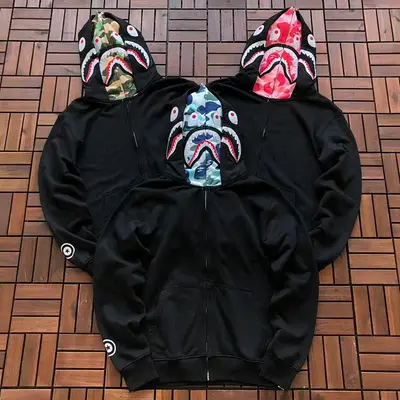 ¥~249 BAPE HOODIE 22111409 (im 176CM 58KG iwear size M in the photo)