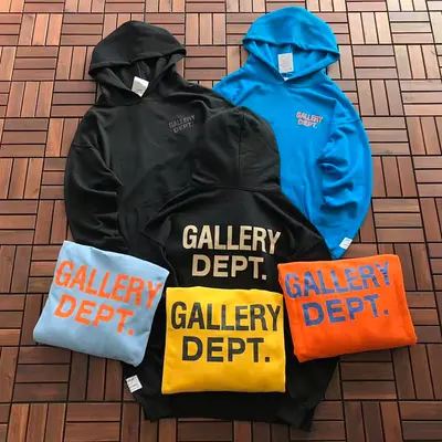 ¥~159 GALLERY DEPT HOODIE 11111429 (im 176CM 58KG iwear size S in the photo)