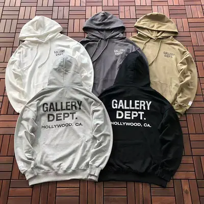 ¥~159 GALLERY DEPT HOODIE 11111651 (im 176CM 58KG iwear size M in the photo)