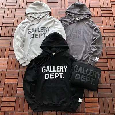 ¥~159 GALLERY DEPT HOODIE 11111650 (im 176CM 58KG iwear size S in the photo)