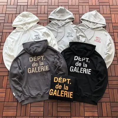 ¥~159 GALLERY DEPT HOODIE 11111649 (im 176CM 58KG iwear size S in the photo)