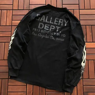 ¥~115 GALLERY DEPT LONG-SLEEVE 11111716 (im 176CM 58KG iwear size S in the photo)
