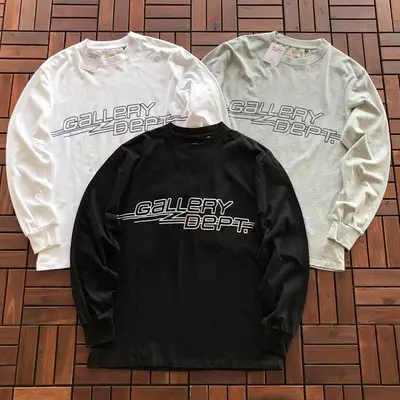 ￥~109 GALLERY DEPT LONG-SLEEVE 11111725 (im 176CM 58KG iwear size S in the photo)