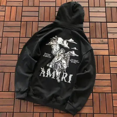 ￥~139 AMIRI HOODIE 33111702 (im 185CM 80KG iwear size M in the photo)