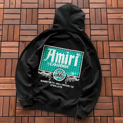 ￥~139 AMIRI HOODIE 33111765 (im 185CM 80KG iwear size M in the photo)