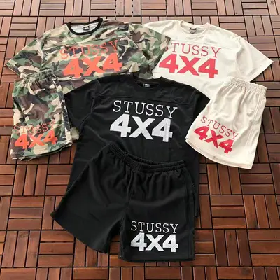 TOP￥~ 115 PANTS ￥~ 135 ST🔥S🔥Y T-SHIRT SHORTS 22111855 (im 176CM 58KG iwear size M in the photo)