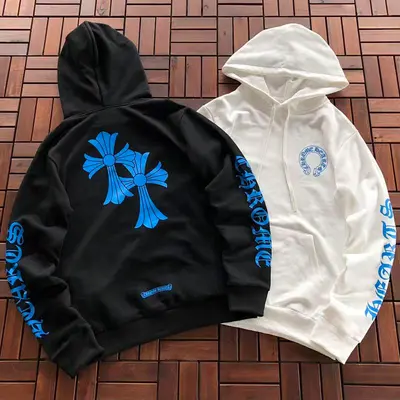 ¥~139 CH🔥OM🔥 HE🔥RTS HOODIE 33111930 (im 180CM 68KG iwear size M in the photo)