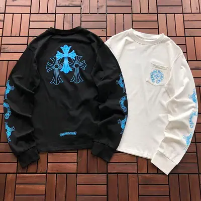 ¥~95 CH🔥OM🔥 HE🔥RTS LONG-SLEEVE 33111941 (im 180CM 68KG iwear size L in the photo)