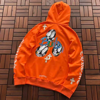¥~165 CH🔥OM🔥 HE🔥RTS HOODIE 33111935 (im 180CM 68KG iwear size M in the photo)