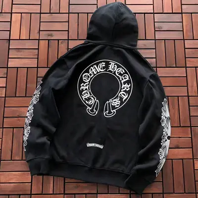 ￥~235 CH🔥OM🔥 HE🔥RTS HOODIE 33112159 (im 180CM 68KG iwear size M in the photo)