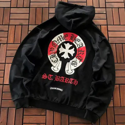 ￥~189 CH🔥OM🔥 HE🔥RTS HOODIE 33112150 (im 180CM 68KG iwear size M in the photo)