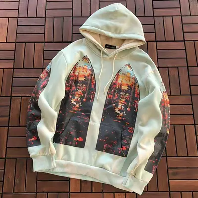￥~109 WHO DECIDES WAR HOODIE FLEECE 33112230 (im 176CM 58KG iwear size L in the photo)