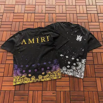 ￥~89 AMIRI T-SHIRT 33112226 (im 176CM 58KG iwear size M in the photo)