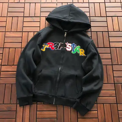 ￥~135 TRAPSTAR HOODIE FLEECE 33112223 (im 176CM 58KG iwear size M in the photo)