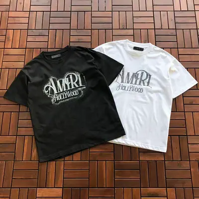 ￥~89 AMIRI T-SHIRT 33112222 (im 180CM 68KG iwear size M in the photo)
