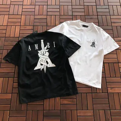 ¥~85 AMIRI T-SHIRT 33112371 (im 176CM 58KG iwear size M in the photo)