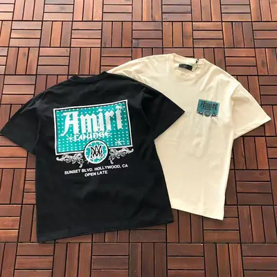 ¥~85 AMIRI T-SHIRT 33112389 (im 176CM 58KG iwear size M in the photo)