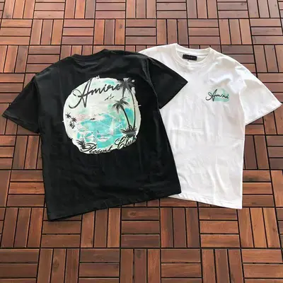 ¥~85 AMIRI T-SHIRT 33112369 (im 176CM 58KG iwear size M in the photo)