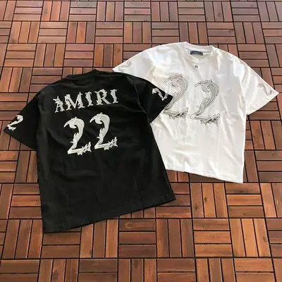 ¥~85 AMIRI T-SHIRT 33112363 (im 176CM 58KG iwear size M in the photo)