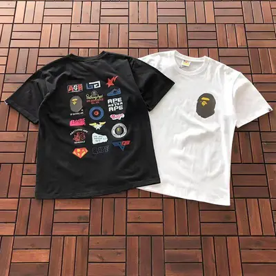 ￥~89 BAPE T-SHIRT 11112439 (im 176CM 58KG iwear size M in the photo)