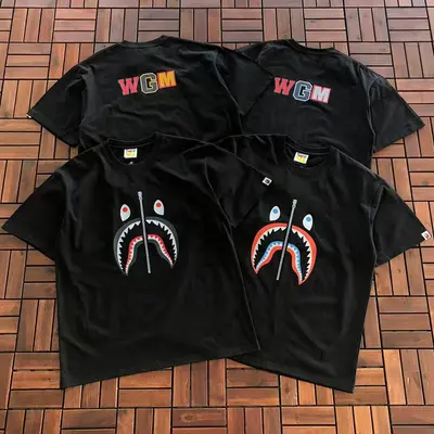 ￥~89 BAPE T-SHIRT 11112432 (im 176CM 58KG iwear size L in the photo)