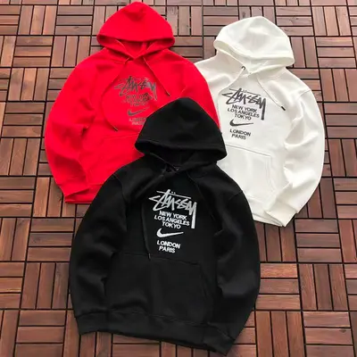 ￥~225 ST🔥S🔥Y & N🔥K🔥HOODIE FLEECE 22112660