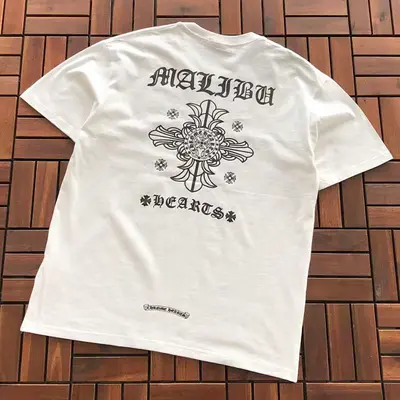 ￥~89 CH🔥OM🔥 HE🔥RTS T-SHIRT 33112713 (im 176CM 58KG iwear size M in the photo)