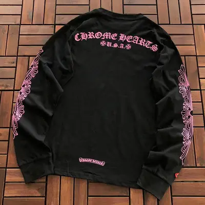 ￥~99 CH🔥OM🔥 HE🔥RTS LONG-SLEEVE 33112704 (im 176CM 58KG iwear size M in the photo)