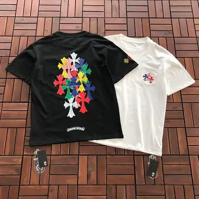 ￥~95 CH🔥OM🔥 HE🔥RTS T-SHIRT 33112739 (im 176CM 58KG iwear size M in the photo)