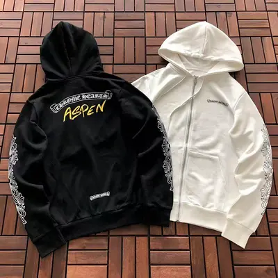 ￥~159 CH🔥OM🔥 HE🔥RTS HOODIE 33112710 (im 176CM 58KG iwear size M in the photo)