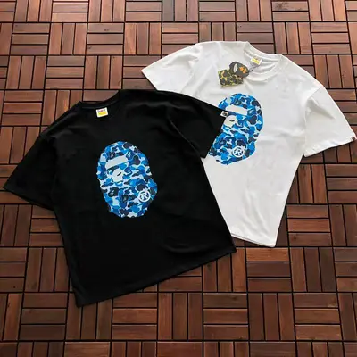 ￥~89 BAPE T-SHIRT 11112819 (im 176CM 58KG iwear size L in the photo)