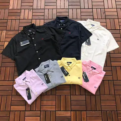 ￥~125 FRED PERRY T-SHIRT SHIRT 22112822 (im 176CM 58KG iwear size L in the photo)