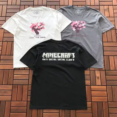 ￥~85 ANTI SOCIAL SOCIAL CLUB T-SHIRT 11112811 (im 176CM 58KG iwear size M in the photo)