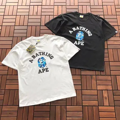 ￥~89 BAPE T-SHIRT 11112806 (im 176CM 58KG iwear size L in the photo)
