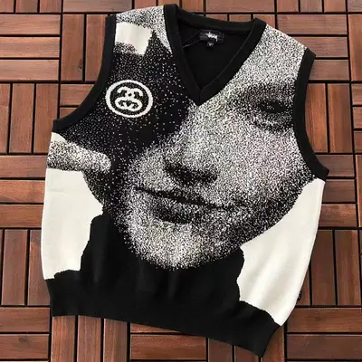 ￥~179 ST🔥S🔥Y VEST SWEATER 11113016
