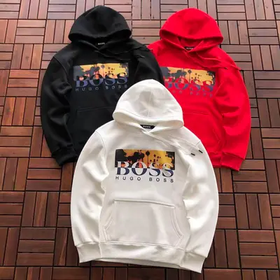 ￥~225 H🔥G🔥 B🔥🔥S HOODIE FLEECE 22113033 (im 176CM 58KG iwear size M in the photo)