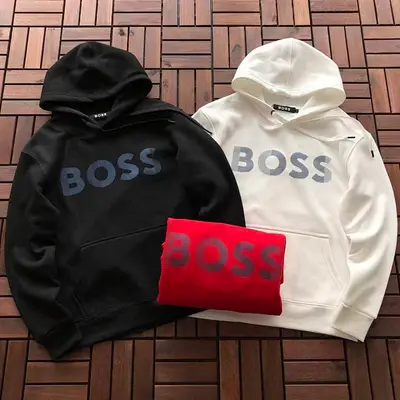 ￥~225 H🔥G🔥 B🔥🔥S HOODIE FLEECE 22113061 (im 176CM 58KG iwear size M in the photo)