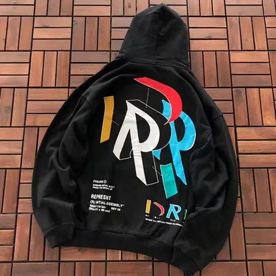 ￥~135 REPRESENT HOODIE 33120119 (im 184CM 80KG iwear size M in the photo)