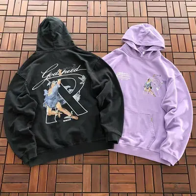 ￥~135 REPRESENT HOODIE 33120126 (im 176CM 58KG iwear size M in the photo)