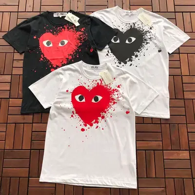 ￥~95 CDG T-SHIRT 11120262 (im 180CM 68KG iwear size M in the photo)